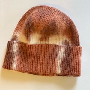 Ascot & Hart Tie Dye beanie. One size. Tones of browns.